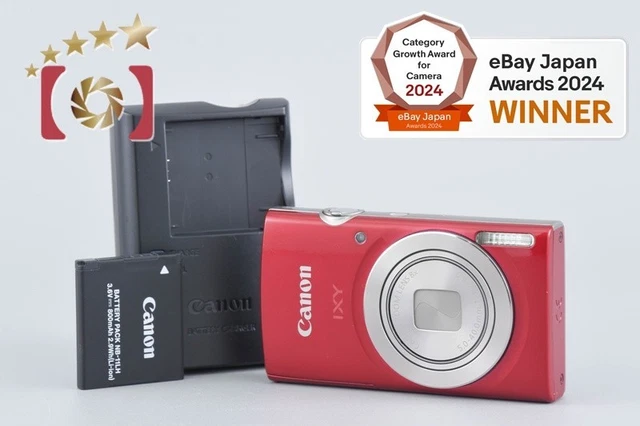 CANON IXY 180 Red 20.0 MP Digital Camera [Near Mint] $429.06