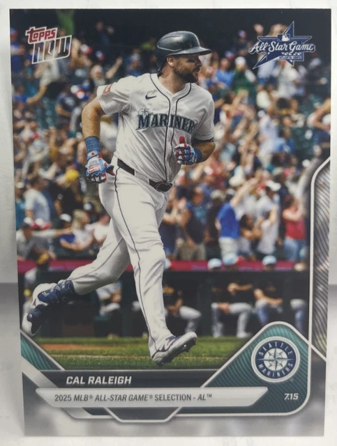 CAL RALEIGH 2025 Topps Now MLB All-Star Game #ASG-CR - SEATTLE MARINERS ...