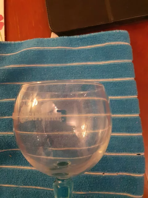 Bombay Sapphire Gin Balloon Glasses Large Goblet X 2