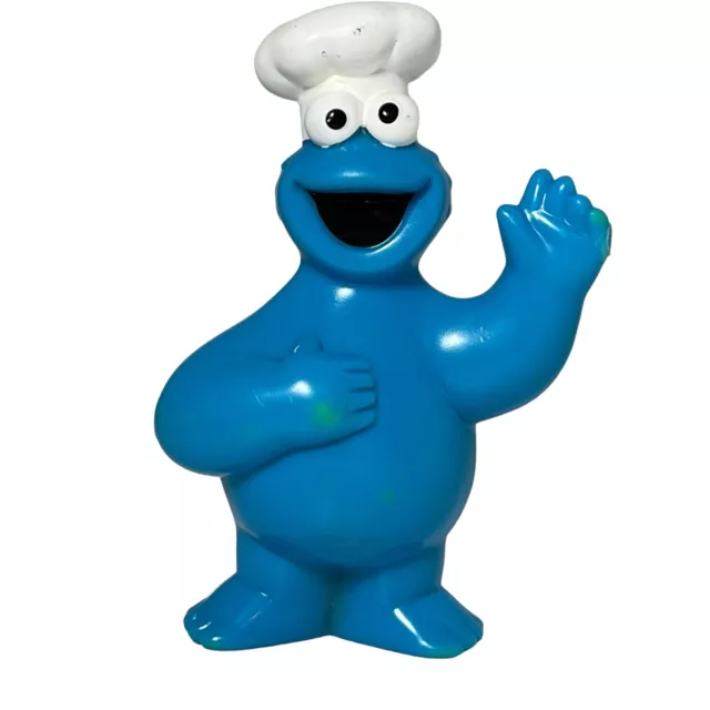 Sesame Street Cookie Monster Chef PVC Figure Muppets Mattel Fisher-Price P4634