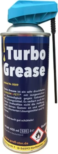 Turbo Grease - Hochleisungssprühfett mit Flonium 400ml Öl (8,74 EUR pro 100ml)