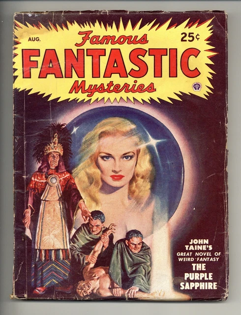 珍品　パルプ雑誌 Famous Fantastic Mysteries 1945 FAMOUS FANTASTIC MYSTERIES JUNE 1945 W H HODGSON PULP