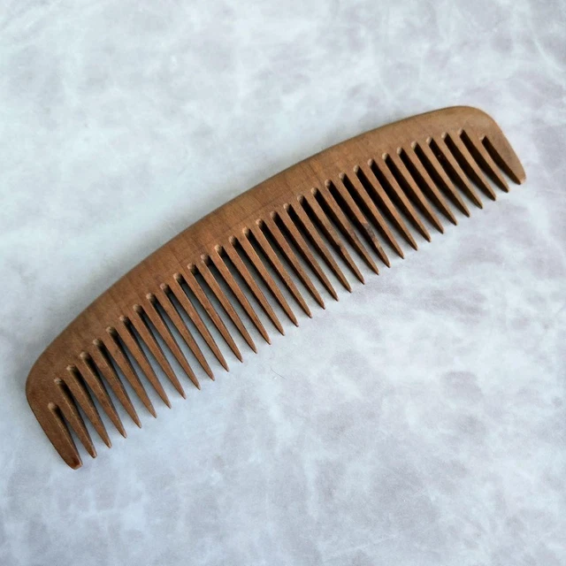 Peigne Japonais Tsuge En Buis Avec Huile Intégrée - Soin Des Cheveux - Neuf Fabriqué à La Main