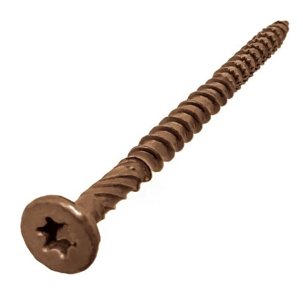PF #8 X 3-inch Star Drive (TM) Premium Deck Screws in Brown - 700pcs ...
