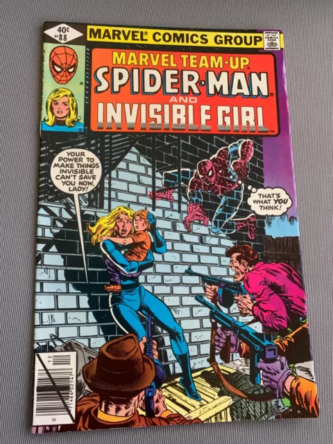 Marvel Comics Group Marvel Team Up Spiderman and Invisible Girl #88 1979 B45