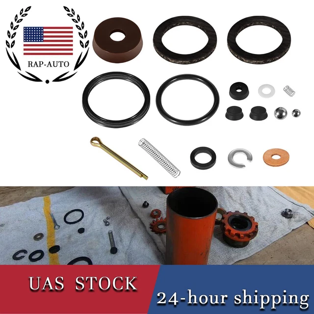 Kit de reconstrucción de 16 sellos se adapta a conector de piso WS Hein Werner 1-1/2 tonelada