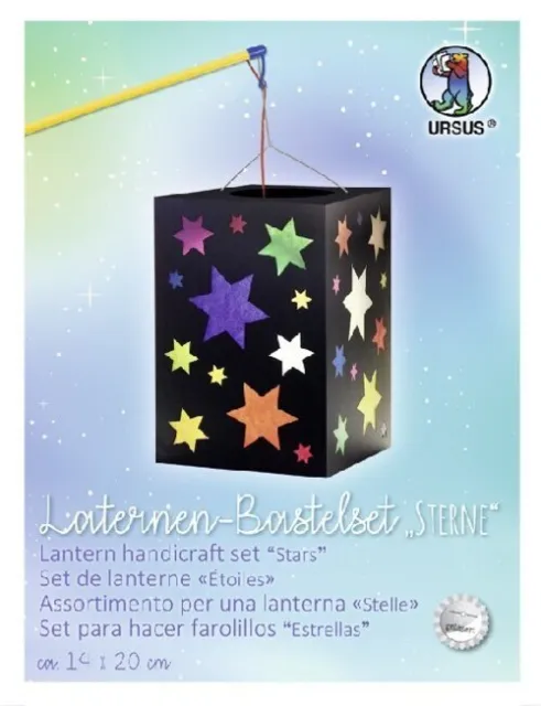 URSUS Laternen-Bastelset Sterne | Stück | Deutsch | 2019 | EAN 4008525234159