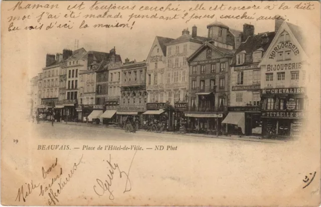 CPA BEAUVAIS Place de l'Hotel de Ville (1207653)