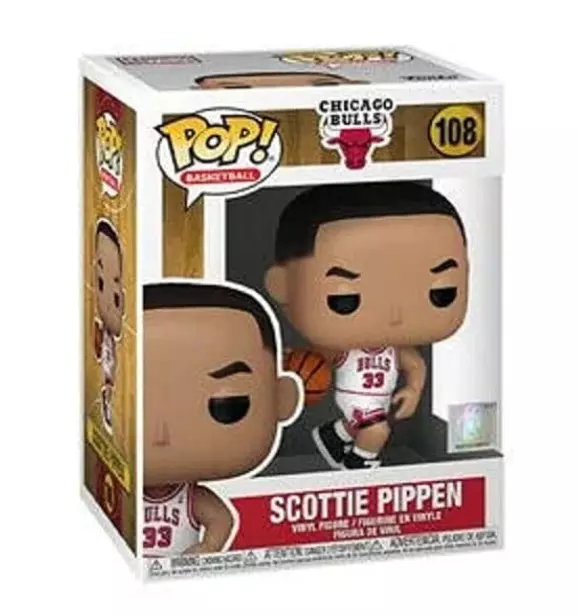 Scottie Pippen - White Jersey NBA Chicago Bulls Funko POP! Nr. 108 *NEU*