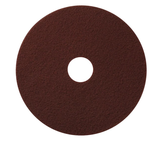 Case of 10 Sanico MVP Home Run 20" Maroon Prep Stripping Floor Pads 420720
