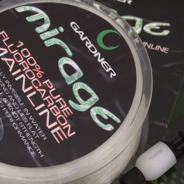 Gardner Tackle Mirage Flurocarbon Mainline 100m 200m 600m Carp Coarse Fishing