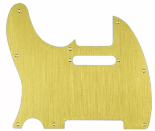 NEW PICKGUARD LH TELECASTER Métal ALU brushed - gold - guitare pour gaucher