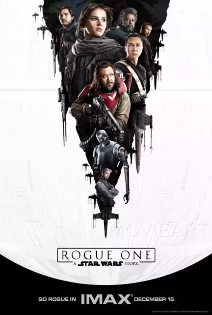 Rogue One Star Wars Imax Movie Poster Film A4 A3 Art Print Cinema