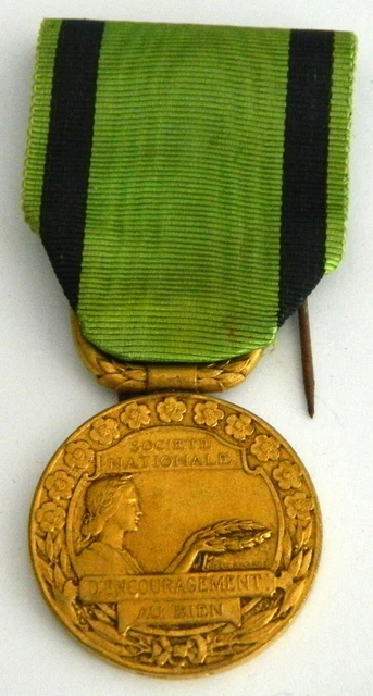 MEDAILLE SOCIETE D'ENCOURAGEMENT au BIEN, en bronze, Sans (8604