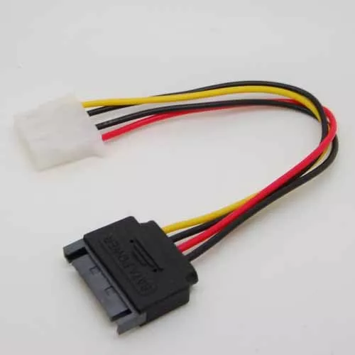 15 Pin SATA to 4Pin male to female Power Cable cord For IDE sx 2
