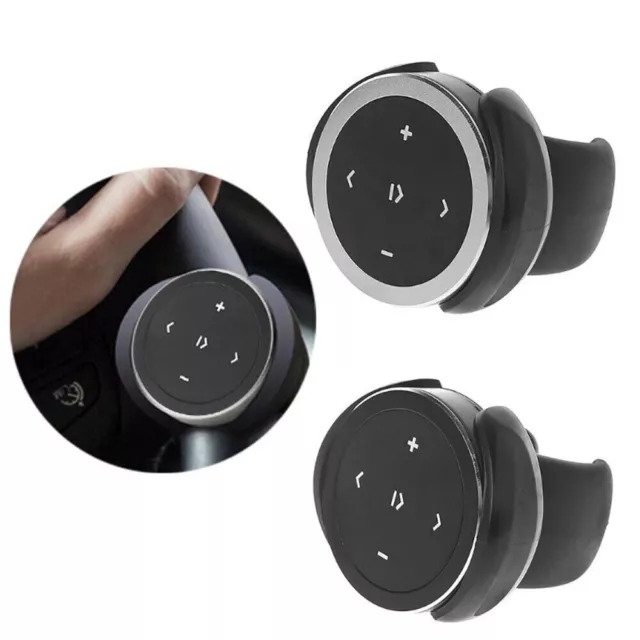 Wireless Bluetooth-compatible Media Button Remote Control for iOS/Android Phones