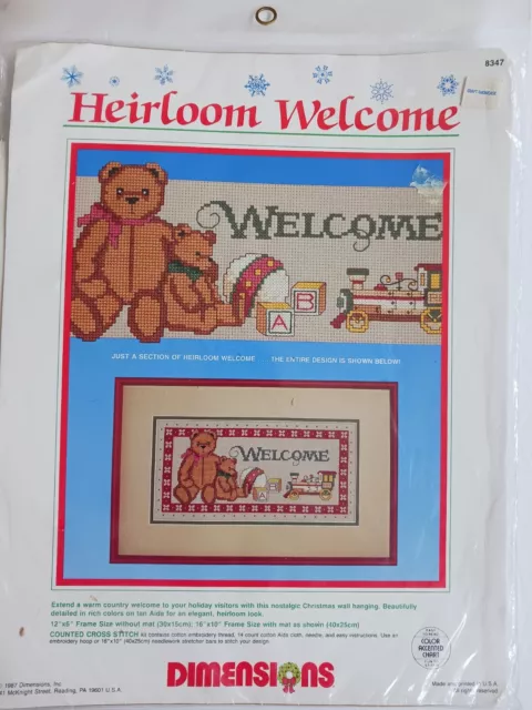 Herrschners Readers Gift Bookmarks Counted Cross-Stitch Kit