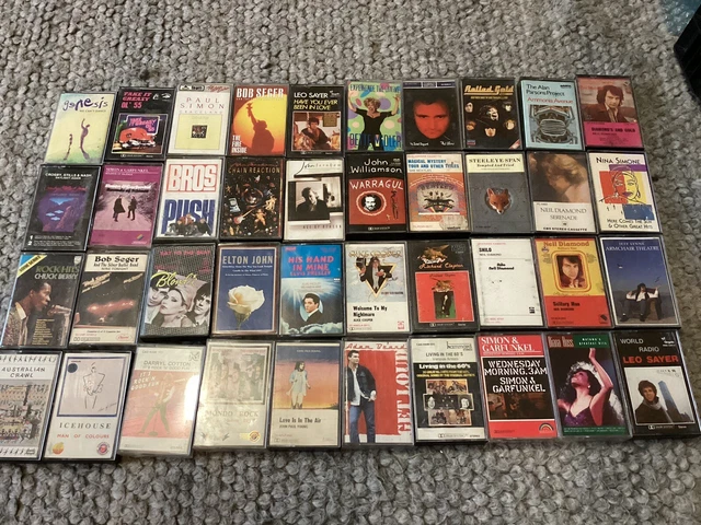 Cassette Tapes Bulk Lot Retro Vintage Music x 40 70-90’s LOT 8