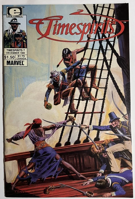 Timespirits-#7-December 1985-Marvel Epic Comics-Excellent condition