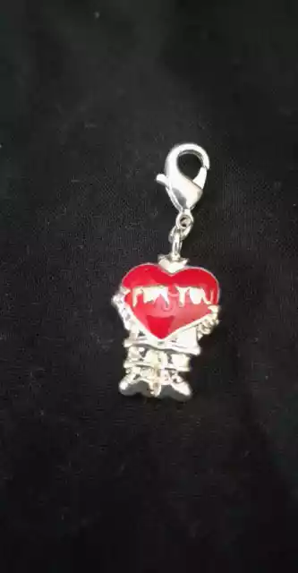 New For You Charm With Lobster Clasp Silver Plated Free Pouch Ncgt