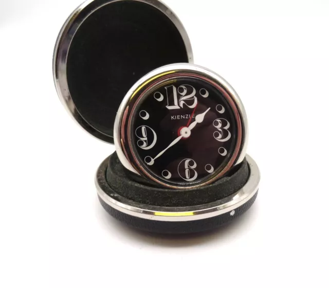 Stunning Rare Original 60S Mid Century Pop Art Travel Alarm Clock By Kienzle