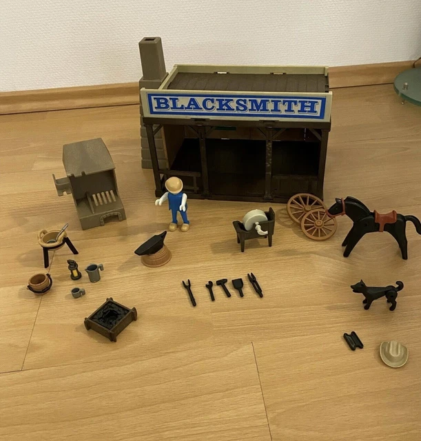 PLAYMOBIL MEULE ACCESSOIRE forgeron vintage 3297 3411 3430 médiéval