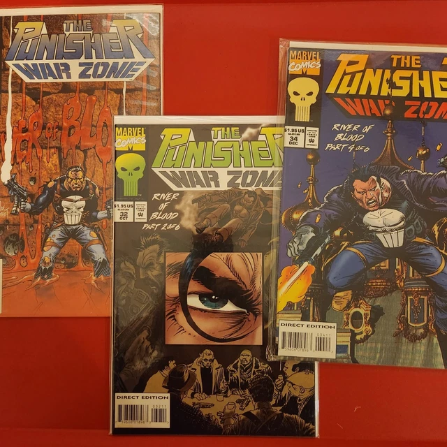 The Punisher: War Zone #1-41 (Missing #33) Annual #1 1992 Marvel Comic Books VF 11