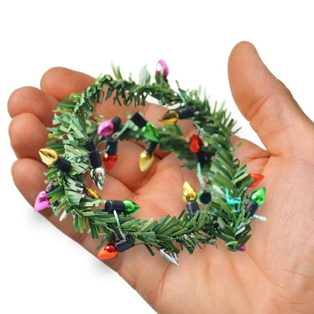 1/12 Miniature Toys Bedroom Christmas Decoration Accessories Dollhouse Christmas