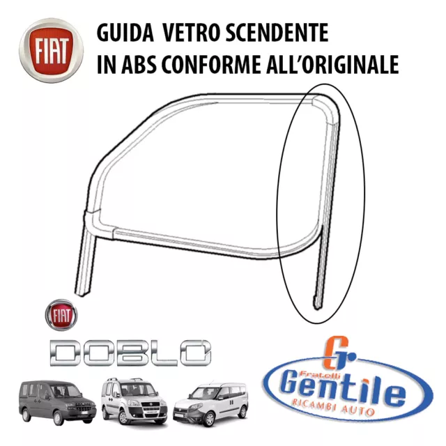 Fiat Doblo' 2001 > Guida Vetro Scendente Anteriore Destro 51883272 46837968