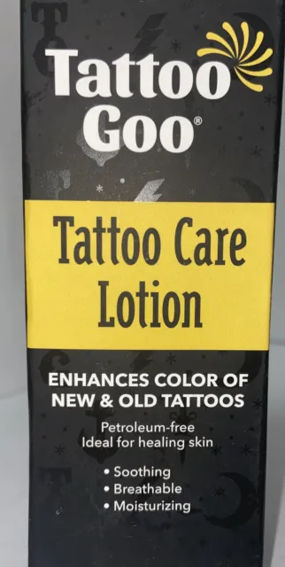 Tattoo Goo Tattoo Care Lotion - Enahnces Color of Tattoos - 2 oz / 59 mL