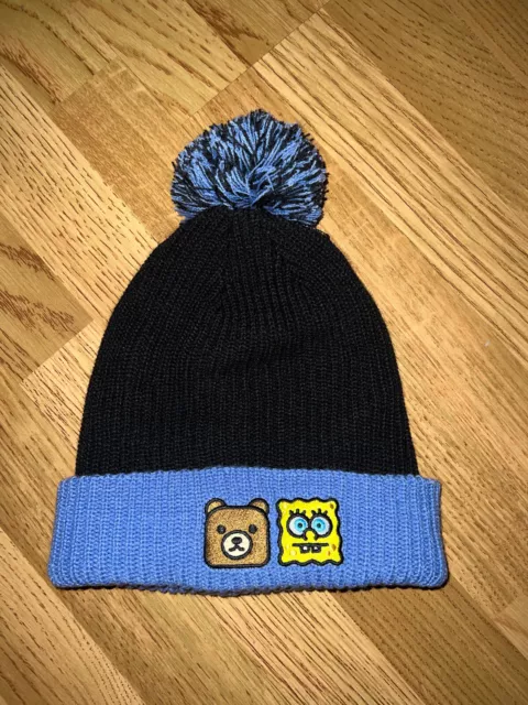 Teddy Fresh x SpongeBob Black Blue Pom Beanie First Drop