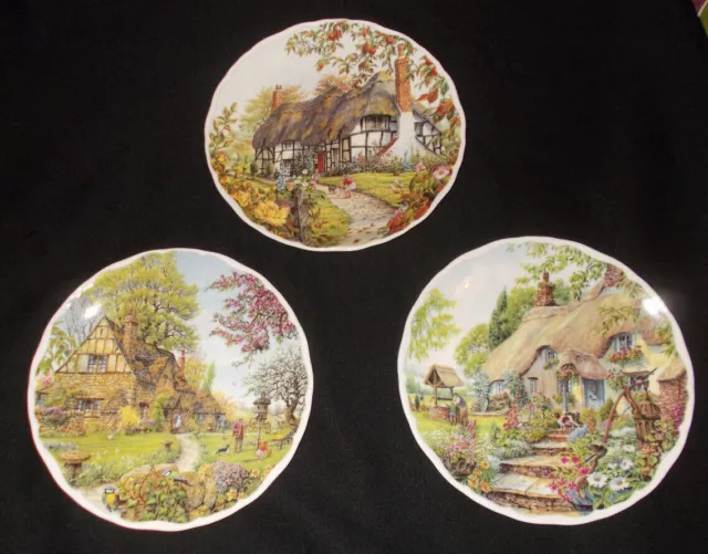 Dream Cottages Peter Riverford Royal Albert China Plates  - Select Plate