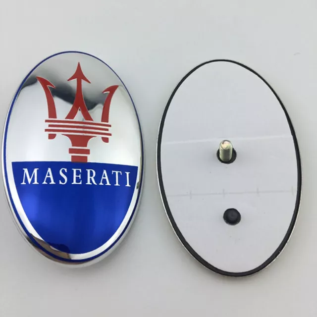 Car Front Hood Emblem Badge For Maserati Quattroporte Levante Ghibli GranTurismo