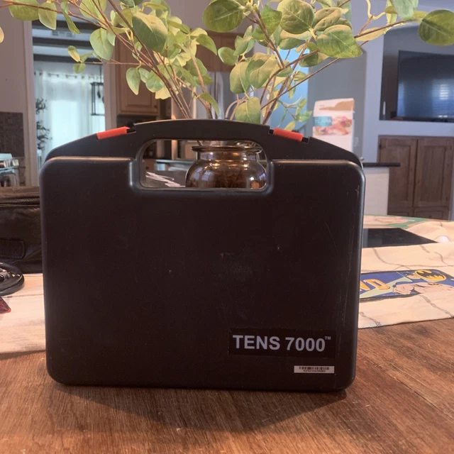 TENS 7000 Digital Unit with Accessories For Back Pain & Neck Pain