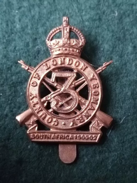 WW1 3RD County Of London Yeomanry Cap Badge.