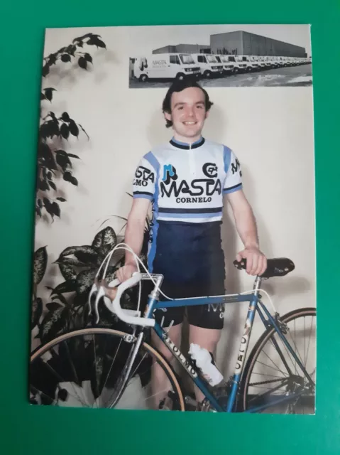 CYCLISME carte cycliste RONNY BOUCKAERT équipe MASTA H. CORNELO OLMO 1980