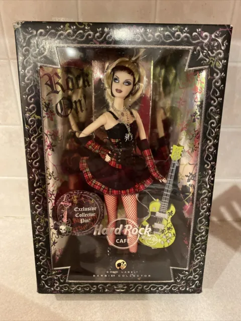 Hard Rock Cafe Gold Label Barbie Collector Doll 2008 Mattel L9663 NEW