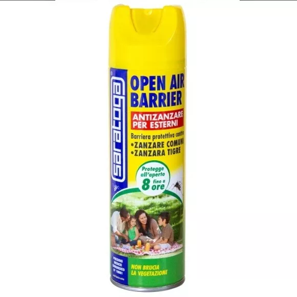 ANTIZANZARE SPRAY PER ESTERNI OPEN AIR BARRIER SARATOGA 500ml