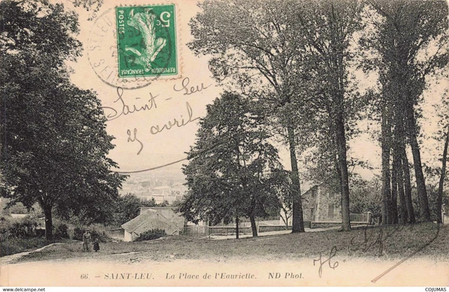95 - SAINT LEU - S07995 - La Place de l'Eauriette - Pli - L14