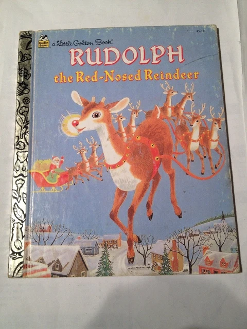 A LITTLE GOLDEN book rudolph the red-nosed reindeer 1976 $29.00 ...