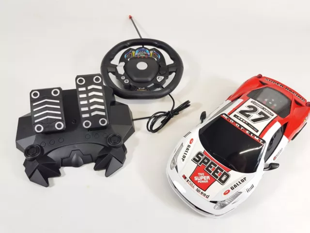 RC F1 FERRARI Race Car Gesture Steering Radio Control REAL Peddles ...