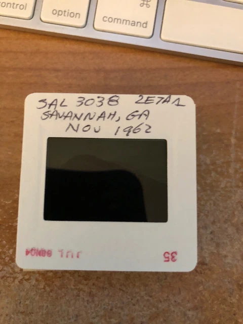 Duplicate Slide SAL #3038 EMD E7A's Seaboard Air Line Savannah GA 1962 Action 2