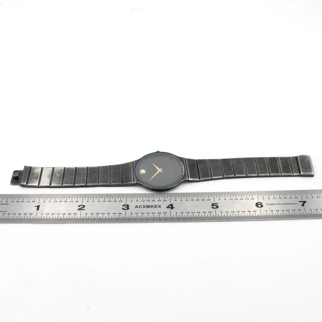 Orologio Da Polso Movado Quadrante Museo 84-40-880-A Quarzo 32Mm Moda Uomo Senza Prezzo Di Riserva #Wb791-4 6