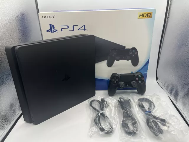 Sony PS4 Slim Console Only CUH-2100A 500GB Jet Black PlayStation4 with box 006