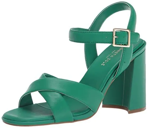 Kenneth Cole New York Kenneth Cole New York Womens Green Leather 7.5M