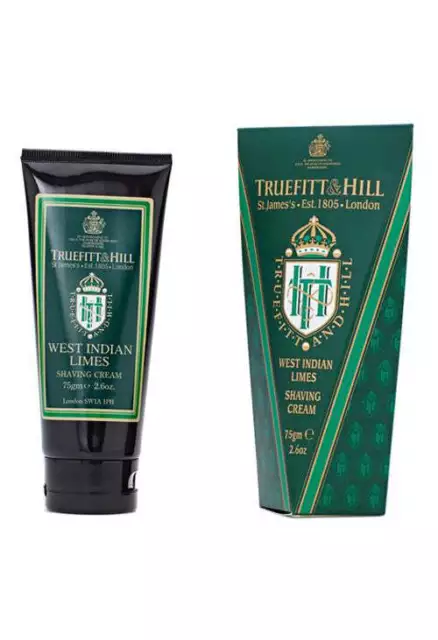 Truefitt & Hill West Indian Limes Shaving Cream Tube 75g