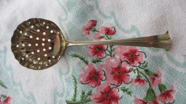Vintage   Silver Plated Sugar Sifter Spoon,lovely