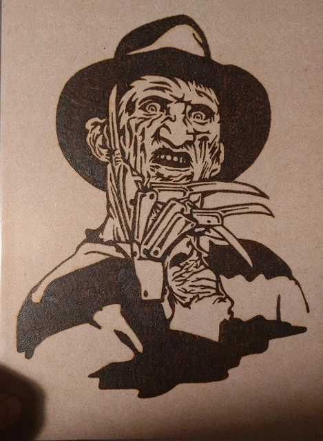 Freddy Krueger Pyrography