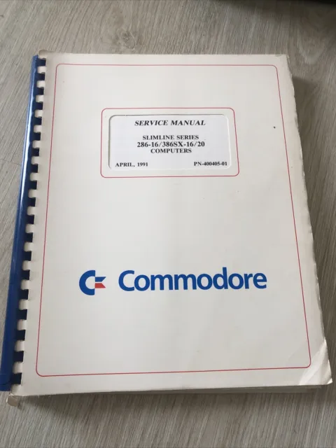 Service Manual Slimline Series 286-16/386sx-16/20 Computers