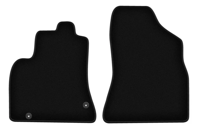 Tapis De Sol Avant Velours Noir – Pour Citroën C3 III (2017+), Paire Neuve